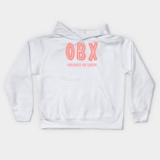 OBX - Paradise on Earth (Red) Kids Hoodie